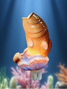 Porcelain Bass Night Light with Gift Box